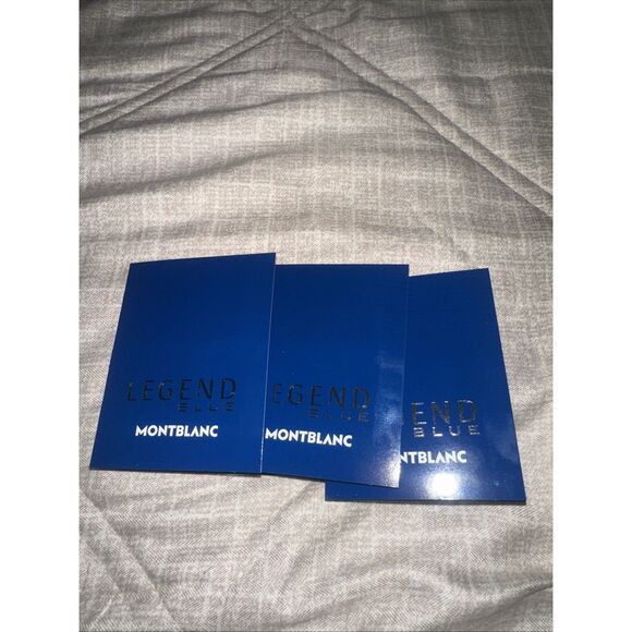 MONTBLANC LEGEND BLUE EAU DE PARFUM SAMPLE SIZE SPRAY 1.2 ML / 0.04 FL OZ 3 pcs - Picture 1 of 4